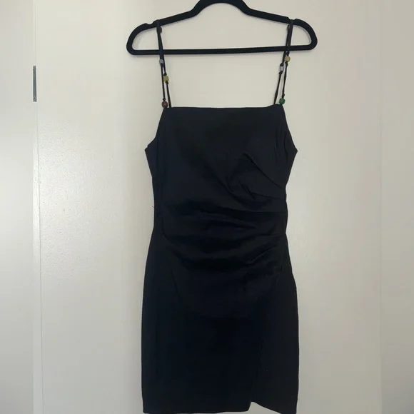 Zara | Dresses | Zara Draped Linen Blend Dress Brand New | Poshmark